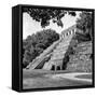 ¡Viva Mexico! Square Collection - Temple of Inscriptions in Palenque VI-Philippe Hugonnard-Framed Stretched Canvas