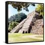 ¡Viva Mexico! Square Collection - Temple of Inscriptions in Palenque VII-Philippe Hugonnard-Framed Stretched Canvas