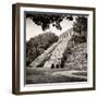 ¡Viva Mexico! Square Collection - Temple of Inscriptions in Palenque VIII-Philippe Hugonnard-Framed Photographic Print