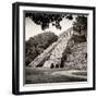 ¡Viva Mexico! Square Collection - Temple of Inscriptions in Palenque VIII-Philippe Hugonnard-Framed Photographic Print