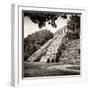 ¡Viva Mexico! Square Collection - Temple of Inscriptions in Palenque VIII-Philippe Hugonnard-Framed Photographic Print