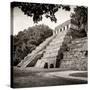 ¡Viva Mexico! Square Collection - Temple of Inscriptions in Palenque VIII-Philippe Hugonnard-Stretched Canvas