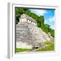 ¡Viva Mexico! Square Collection - Temple of Inscriptions in Palenque-Philippe Hugonnard-Framed Photographic Print