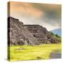 ¡Viva Mexico! Square Collection - Teotihuacan Pyramids II-Philippe Hugonnard-Stretched Canvas