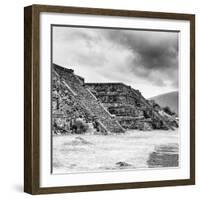 ¡Viva Mexico! Square Collection - Teotihuacan Pyramids III-Philippe Hugonnard-Framed Photographic Print