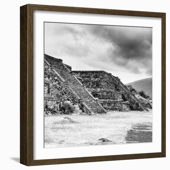 ¡Viva Mexico! Square Collection - Teotihuacan Pyramids III-Philippe Hugonnard-Framed Photographic Print