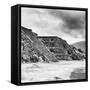 ¡Viva Mexico! Square Collection - Teotihuacan Pyramids III-Philippe Hugonnard-Framed Stretched Canvas