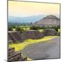 ¡Viva Mexico! Square Collection - Teotihuacan Pyramids IV-Philippe Hugonnard-Mounted Photographic Print