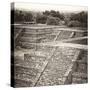 ¡Viva Mexico! Square Collection - Teotihuacan Pyramids Ruins-Philippe Hugonnard-Stretched Canvas