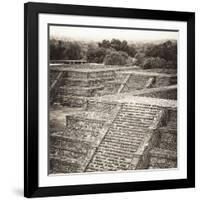 ¡Viva Mexico! Square Collection - Teotihuacan Pyramids Ruins-Philippe Hugonnard-Framed Photographic Print