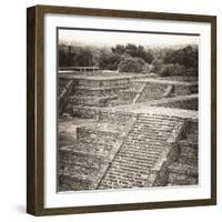 ¡Viva Mexico! Square Collection - Teotihuacan Pyramids Ruins-Philippe Hugonnard-Framed Photographic Print