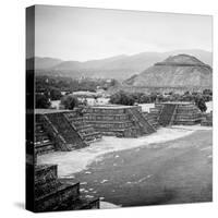 ¡Viva Mexico! Square Collection - Teotihuacan Pyramids V-Philippe Hugonnard-Stretched Canvas