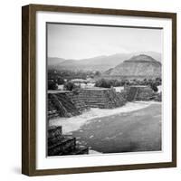 ¡Viva Mexico! Square Collection - Teotihuacan Pyramids V-Philippe Hugonnard-Framed Photographic Print