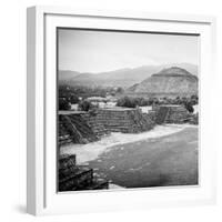 ¡Viva Mexico! Square Collection - Teotihuacan Pyramids V-Philippe Hugonnard-Framed Photographic Print