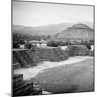 ¡Viva Mexico! Square Collection - Teotihuacan Pyramids V-Philippe Hugonnard-Mounted Photographic Print