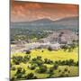 ¡Viva Mexico! Square Collection - Teotihuacan Pyramids VI-Philippe Hugonnard-Mounted Photographic Print