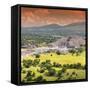 ¡Viva Mexico! Square Collection - Teotihuacan Pyramids VI-Philippe Hugonnard-Framed Stretched Canvas