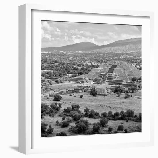 ¡Viva Mexico! Square Collection - Teotihuacan Pyramids VII-Philippe Hugonnard-Framed Photographic Print