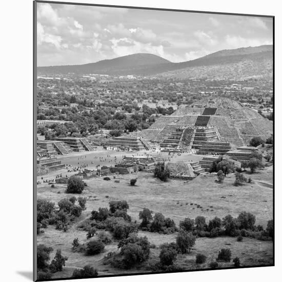 ¡Viva Mexico! Square Collection - Teotihuacan Pyramids VII-Philippe Hugonnard-Mounted Photographic Print