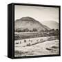 ¡Viva Mexico! Square Collection - Teotihuacan Pyramids-Philippe Hugonnard-Framed Stretched Canvas