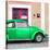 ¡Viva Mexico! Square Collection - The Green VW Beetle Car with Salmon Street Wall-Philippe Hugonnard-Stretched Canvas