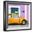 ¡Viva Mexico! Square Collection - The Orange VW Beetle Car with Mauve Street Wall-Philippe Hugonnard-Framed Photographic Print