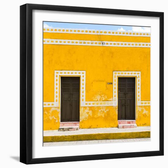 ¡Viva Mexico! Square Collection - The Yellow City IV - Izamal-Philippe Hugonnard-Framed Photographic Print