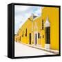 ¡Viva Mexico! Square Collection - The Yellow City - Izamal-Philippe Hugonnard-Framed Stretched Canvas