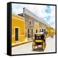 ¡Viva Mexico! Square Collection - The Yellow City V - Izamal-Philippe Hugonnard-Framed Stretched Canvas
