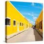 ¡Viva Mexico! Square Collection - The Yellow City VI - Izamal-Philippe Hugonnard-Stretched Canvas