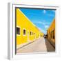 ¡Viva Mexico! Square Collection - The Yellow City VI - Izamal-Philippe Hugonnard-Framed Photographic Print