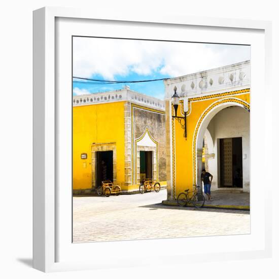 ¡Viva Mexico! Square Collection - The Yellow City VII - Izamal-Philippe Hugonnard-Framed Photographic Print