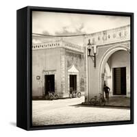 ¡Viva Mexico! Square Collection - The Yellow City VIII - Izamal-Philippe Hugonnard-Framed Stretched Canvas