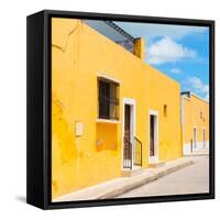 ¡Viva Mexico! Square Collection - The Yellow City X - Izamal-Philippe Hugonnard-Framed Stretched Canvas