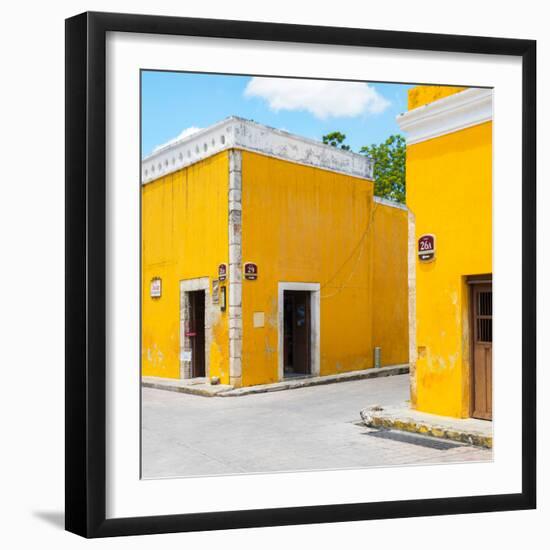 ¡Viva Mexico! Square Collection - The Yellow City XI - Izamal-Philippe Hugonnard-Framed Photographic Print