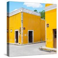 ¡Viva Mexico! Square Collection - The Yellow City XI - Izamal-Philippe Hugonnard-Stretched Canvas