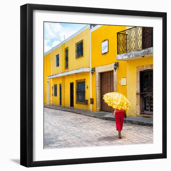 ¡Viva Mexico! Square Collection - The Yellow City XII - Izamal-Philippe Hugonnard-Framed Photographic Print