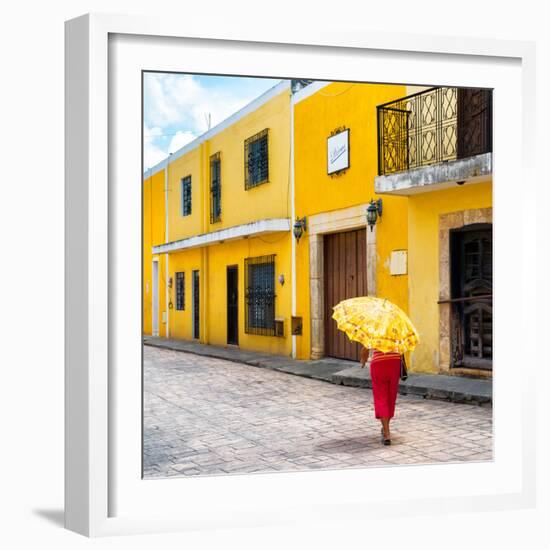 ¡Viva Mexico! Square Collection - The Yellow City XII - Izamal-Philippe Hugonnard-Framed Photographic Print