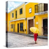 ¡Viva Mexico! Square Collection - The Yellow City XII - Izamal-Philippe Hugonnard-Stretched Canvas