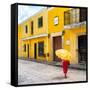 ¡Viva Mexico! Square Collection - The Yellow City XII - Izamal-Philippe Hugonnard-Framed Stretched Canvas