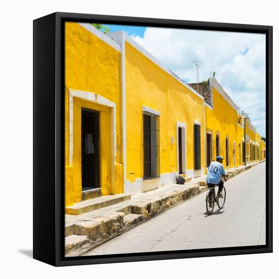 ¡Viva Mexico! Square Collection - The Yellow City XVI - Izamal-Philippe Hugonnard-Framed Stretched Canvas