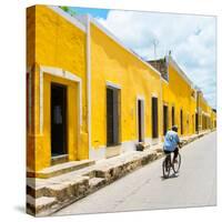 ¡Viva Mexico! Square Collection - The Yellow City XVI - Izamal-Philippe Hugonnard-Stretched Canvas