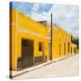 ¡Viva Mexico! Square Collection - The Yellow City XVII - Izamal-Philippe Hugonnard-Stretched Canvas