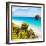 ¡Viva Mexico! Square Collection - Tulum Caribbean Coastline II-Philippe Hugonnard-Framed Photographic Print