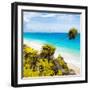 ¡Viva Mexico! Square Collection - Tulum Caribbean Coastline II-Philippe Hugonnard-Framed Photographic Print