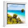 ¡Viva Mexico! Square Collection - Tulum Caribbean Coastline II-Philippe Hugonnard-Framed Photographic Print