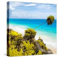 ¡Viva Mexico! Square Collection - Tulum Caribbean Coastline II-Philippe Hugonnard-Stretched Canvas