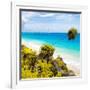 ¡Viva Mexico! Square Collection - Tulum Caribbean Coastline II-Philippe Hugonnard-Framed Photographic Print