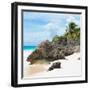 ¡Viva Mexico! Square Collection - Tulum Caribbean Coastline III-Philippe Hugonnard-Framed Photographic Print