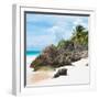 ¡Viva Mexico! Square Collection - Tulum Caribbean Coastline III-Philippe Hugonnard-Framed Photographic Print